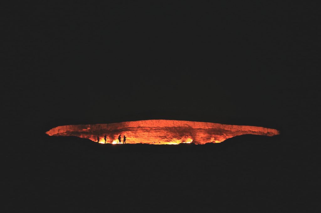 volcano fire ring image