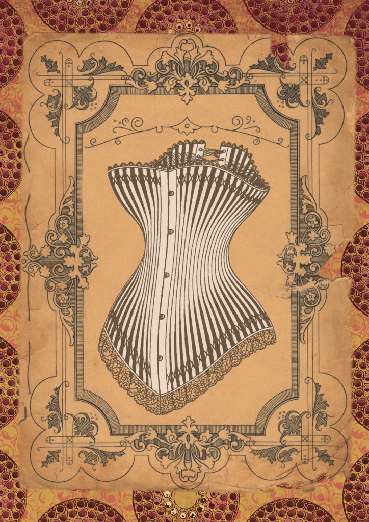 decorative image of corset