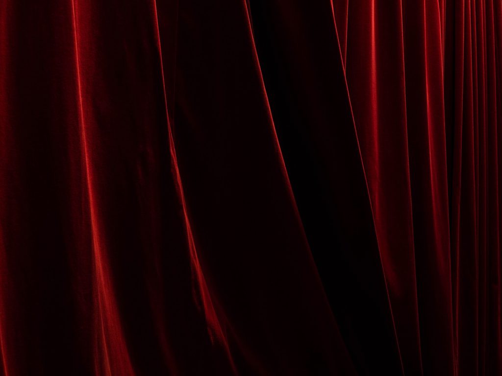 red curtain